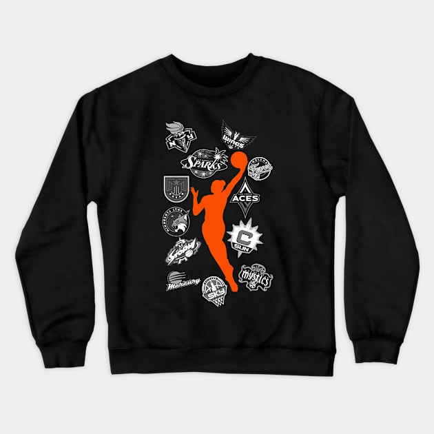 WNBA Crewneck Sweatshirt by RTBrand